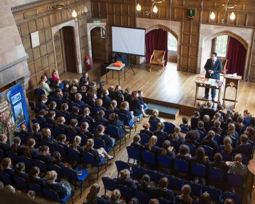 Adcote Boarding School auditorium