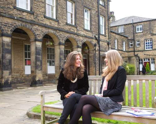 Two pupils at Rishworth Boarding School