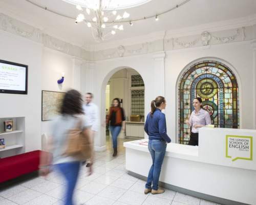 Entrance hall of the London School of English