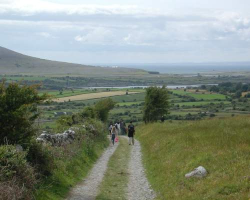 Hiking in the nature of western Ireland